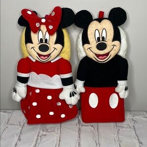 Disney Mickey and Minnie Mouse 3D Vintage Oven Mitts